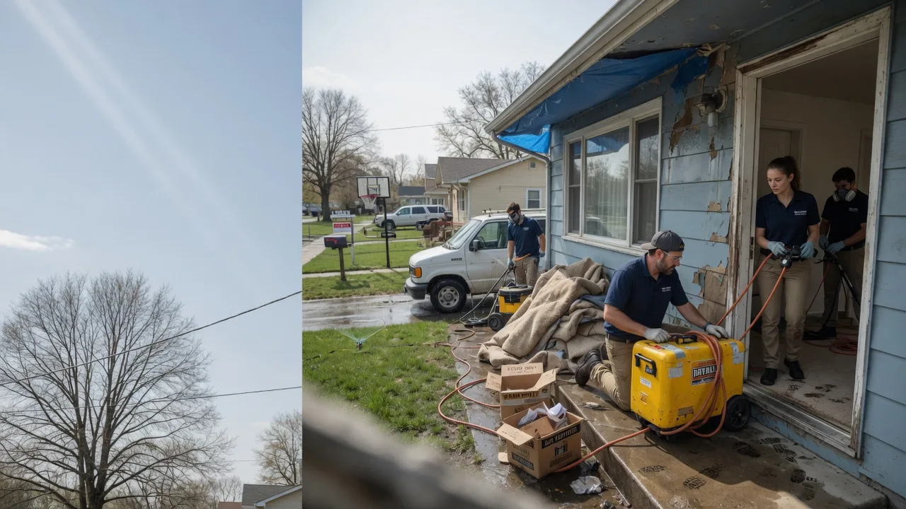 Basement Flood Cleanup in Wickett, TX near me